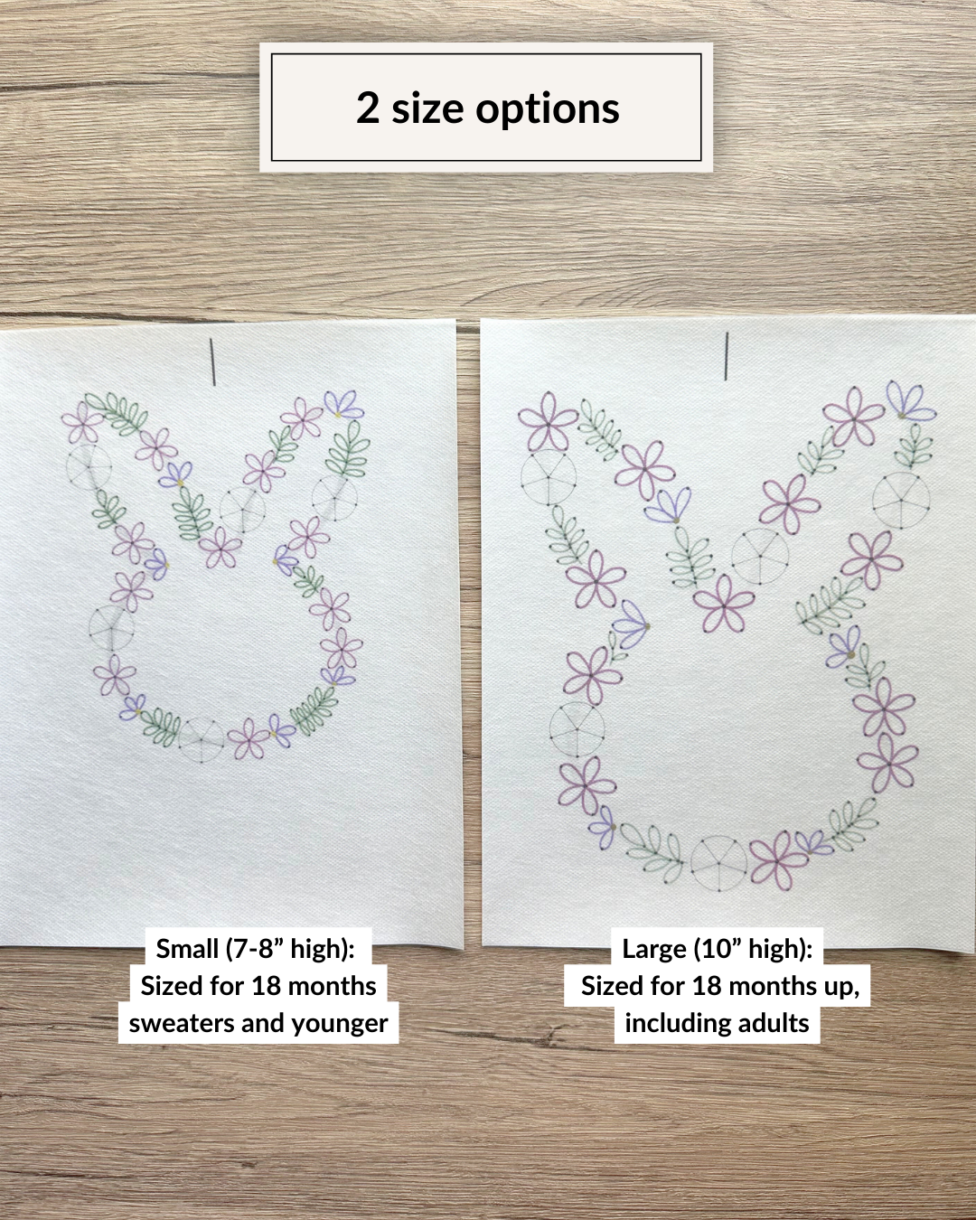 Floral Bunny Embroidery Pattern (Digital Download)