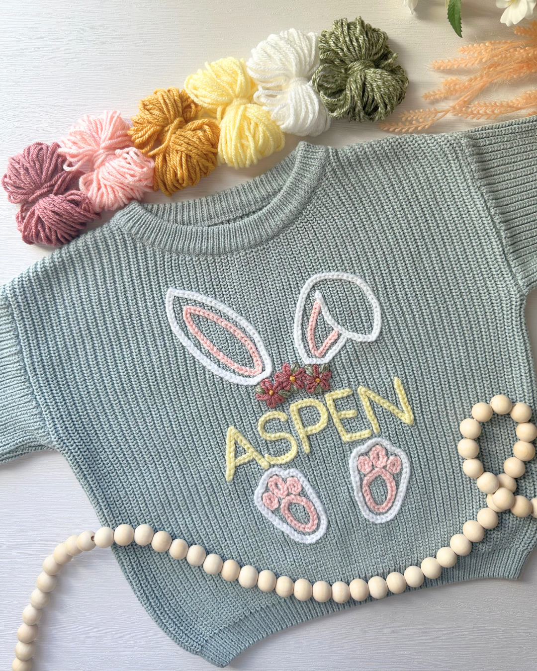 Easter Bunny Face Embroidery Pattern (Digital Download)