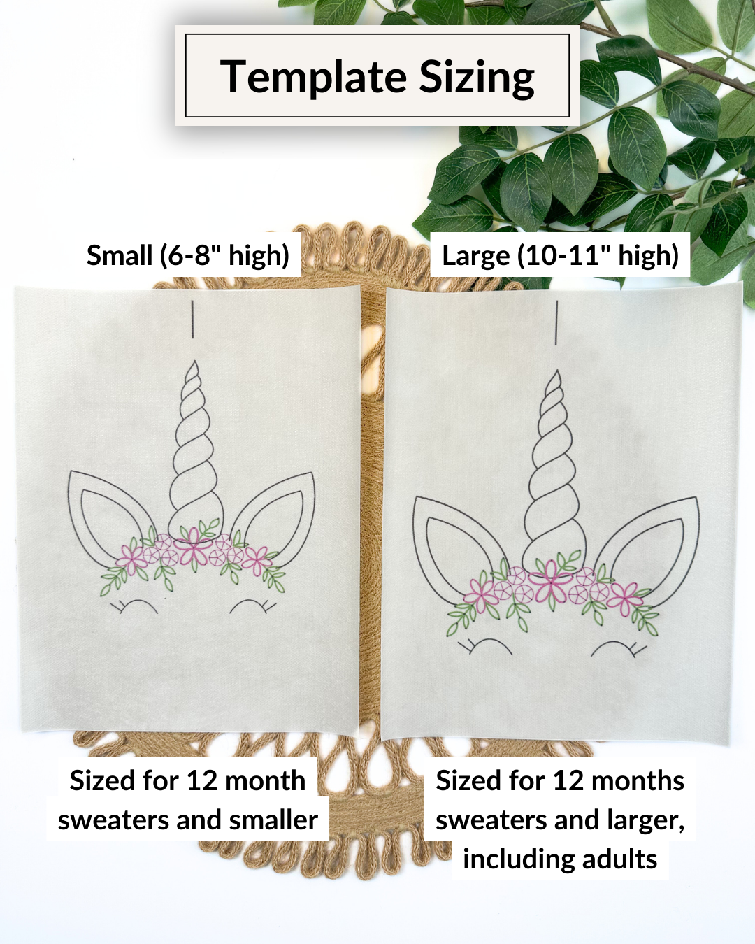 Unicorn Face Embroidery DIY Kit