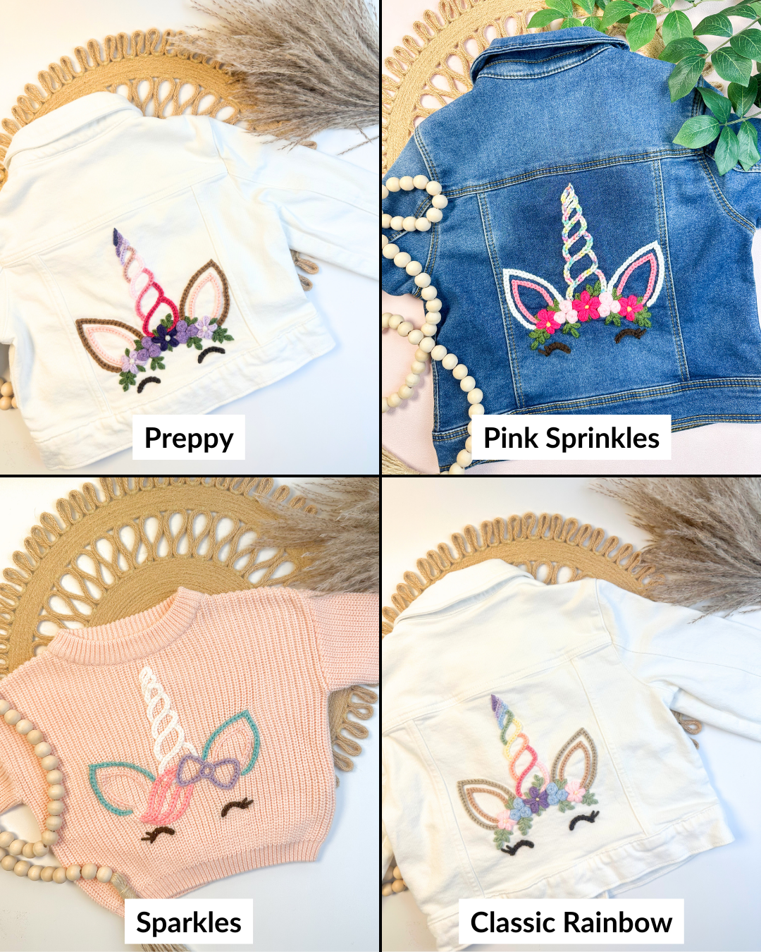 Digital Unicorn Face Embroidery Pattern (Digital Download)