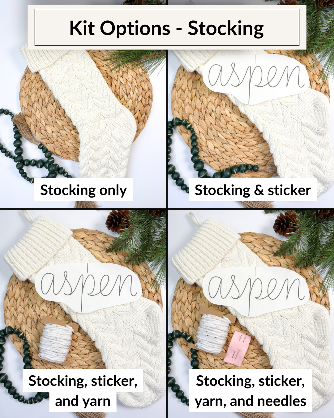 Full Christmas Stocking Kits